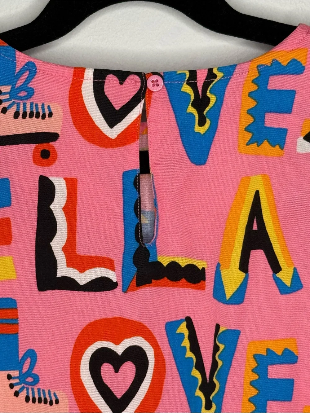 NWT Stella McCartney Kids “STELLA LOVES” Pink Roller Skate Dress - Girls Size 8